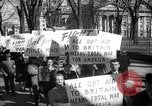 Image of American Peace Mobilization anti-war march in World War 2 Washington DC USA, 1941, second 41 stock footage video 65675053289