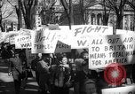 Image of American Peace Mobilization anti-war march in World War 2 Washington DC USA, 1941, second 43 stock footage video 65675053289