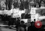 Image of American Peace Mobilization anti-war march in World War 2 Washington DC USA, 1941, second 48 stock footage video 65675053289