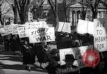 Image of American Peace Mobilization anti-war march in World War 2 Washington DC USA, 1941, second 49 stock footage video 65675053289