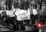 Image of American Peace Mobilization anti-war march in World War 2 Washington DC USA, 1941, second 51 stock footage video 65675053289