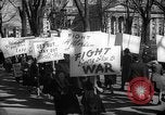 Image of American Peace Mobilization anti-war march in World War 2 Washington DC USA, 1941, second 52 stock footage video 65675053289