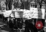 Image of American Peace Mobilization anti-war march in World War 2 Washington DC USA, 1941, second 56 stock footage video 65675053289