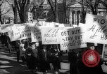 Image of American Peace Mobilization anti-war march in World War 2 Washington DC USA, 1941, second 57 stock footage video 65675053289