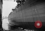 Image of cruiser USS Santa Fe CL-60 Camden New Jersey USA, 1942, second 3 stock footage video 65675053297