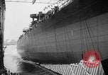 Image of cruiser USS Santa Fe CL-60 Camden New Jersey USA, 1942, second 6 stock footage video 65675053297