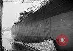 Image of cruiser USS Santa Fe CL-60 Camden New Jersey USA, 1942, second 7 stock footage video 65675053297
