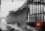Image of cruiser USS Santa Fe CL-60 Camden New Jersey USA, 1942, second 11 stock footage video 65675053297