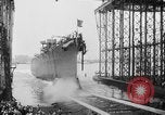 Image of cruiser USS Santa Fe CL-60 Camden New Jersey USA, 1942, second 15 stock footage video 65675053297