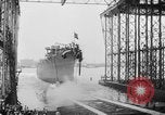 Image of cruiser USS Santa Fe CL-60 Camden New Jersey USA, 1942, second 17 stock footage video 65675053297