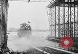 Image of cruiser USS Santa Fe CL-60 Camden New Jersey USA, 1942, second 22 stock footage video 65675053297