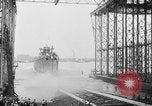 Image of cruiser USS Santa Fe CL-60 Camden New Jersey USA, 1942, second 24 stock footage video 65675053297