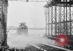Image of cruiser USS Santa Fe CL-60 Camden New Jersey USA, 1942, second 25 stock footage video 65675053297