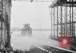 Image of cruiser USS Santa Fe CL-60 Camden New Jersey USA, 1942, second 27 stock footage video 65675053297