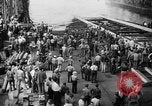 Image of cruiser USS Santa Fe CL-60 Camden New Jersey USA, 1942, second 33 stock footage video 65675053297