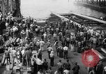 Image of cruiser USS Santa Fe CL-60 Camden New Jersey USA, 1942, second 34 stock footage video 65675053297