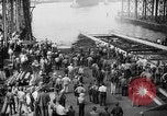 Image of cruiser USS Santa Fe CL-60 Camden New Jersey USA, 1942, second 35 stock footage video 65675053297
