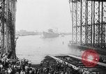 Image of cruiser USS Santa Fe CL-60 Camden New Jersey USA, 1942, second 39 stock footage video 65675053297