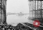 Image of cruiser USS Santa Fe CL-60 Camden New Jersey USA, 1942, second 41 stock footage video 65675053297
