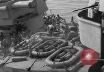 Standbild USS Savanne CL-42 Salerno Italien, 1943, aus Sekunde 34 historischem Filmmaterial Videoclip 65675053303