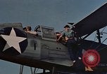 Image of Curtiss SOC-3 Seagull aircraft Kolombangara Solomon Islands, 1943, second 11 stock footage video 65675053311