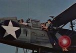 Image of Curtiss SOC-3 Seagull aircraft Kolombangara Solomon Islands, 1943, second 12 stock footage video 65675053311