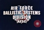 Standbild Minuteman I und II Rakete Norton Air Force Base California USA, 1965, aus Sekunde 10 historischem Filmmaterial Videoclip 65675053323