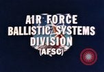 Standbild Minuteman I und II Rakete Norton Air Force Base California USA, 1965, aus Sekunde 11 historischem Filmmaterial Videoclip 65675053323