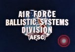 Standbild Minuteman I und II Rakete Norton Air Force Base California USA, 1965, aus Sekunde 14 historischem Filmmaterial Videoclip 65675053323