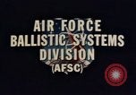 Standbild Minuteman I und II Rakete Norton Air Force Base California USA, 1965, aus Sekunde 16 historischem Filmmaterial Videoclip 65675053323