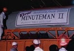 Standbild Minuteman I und II Rakete Norton Air Force Base California USA, 1965, aus Sekunde 49 historischem Filmmaterial Videoclip 65675053323
