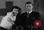 Image of British War Bride reunited with American husband New York City USA, 1946, second 5 stock footage video 65675053331