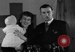 Image of British War Bride reunited with American husband New York City USA, 1946, second 19 stock footage video 65675053331