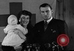 Image of British War Bride reunited with American husband New York City USA, 1946, second 22 stock footage video 65675053331
