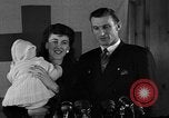 Image of British War Bride reunited with American husband New York City USA, 1946, second 23 stock footage video 65675053331