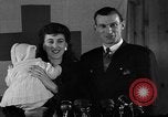 Image of British War Bride reunited with American husband New York City USA, 1946, second 24 stock footage video 65675053331