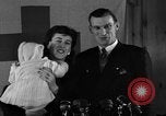 Image of British War Bride reunited with American husband New York City USA, 1946, second 28 stock footage video 65675053331
