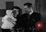 Image of British War Bride reunited with American husband New York City USA, 1946, second 30 stock footage video 65675053331