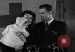 Image of British War Bride reunited with American husband New York City USA, 1946, second 31 stock footage video 65675053331