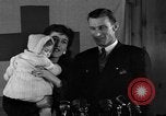 Image of British War Bride reunited with American husband New York City USA, 1946, second 32 stock footage video 65675053331