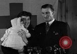 Image of British War Bride reunited with American husband New York City USA, 1946, second 34 stock footage video 65675053331