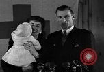 Image of British War Bride reunited with American husband New York City USA, 1946, second 38 stock footage video 65675053331
