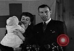 Image of British War Bride reunited with American husband New York City USA, 1946, second 41 stock footage video 65675053331