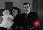 Image of British War Bride reunited with American husband New York City USA, 1946, second 43 stock footage video 65675053331