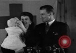 Image of British War Bride reunited with American husband New York City USA, 1946, second 45 stock footage video 65675053331