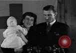 Image of British War Bride reunited with American husband New York City USA, 1946, second 48 stock footage video 65675053331