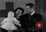 Image of British War Bride reunited with American husband New York City USA, 1946, second 52 stock footage video 65675053331