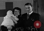 Image of British War Bride reunited with American husband New York City USA, 1946, second 54 stock footage video 65675053331