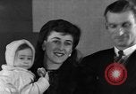 Image of British War Bride reunited with American husband New York City USA, 1946, second 57 stock footage video 65675053331