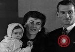 Image of British War Bride reunited with American husband New York City USA, 1946, second 59 stock footage video 65675053331